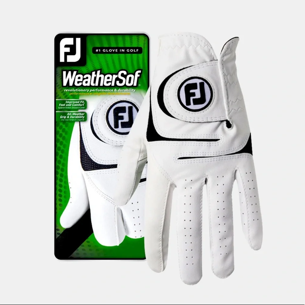 💐 HOST PICK 🎉 FootJoy ‘WeatherSof’ right glove in white